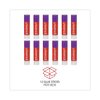 Universal Glue Stick, 1.3 oz, Applies Purple, Dries Clear, PK12 UNV74752